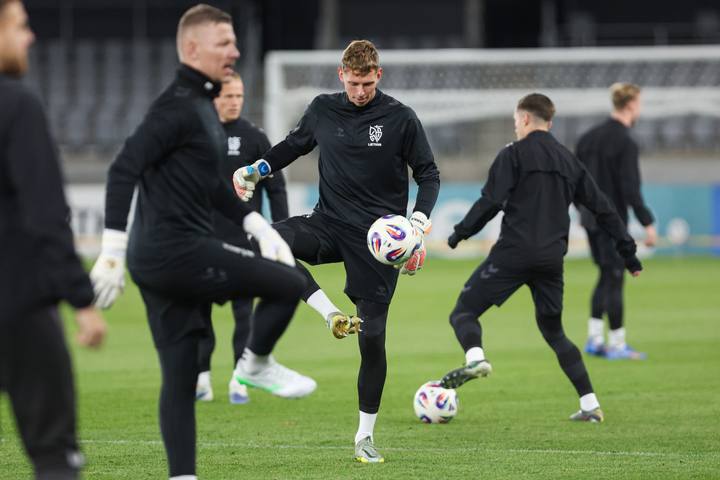 Football. Lithuania. Training. 11.10.2025