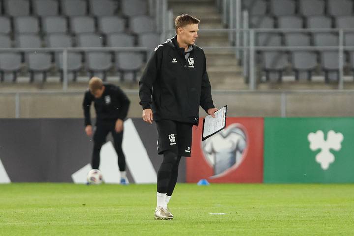 Football. Lithuania. Training. 11.10.2025