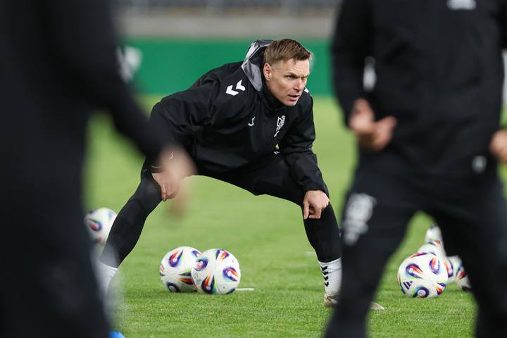 Football. Lithuania. Training. 11.10.2025