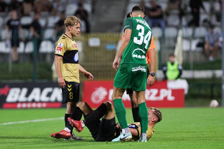 Football. Betclic 1 Liga. Polonia Warszawa - Puszcza Niepolomice. 20.09.2025