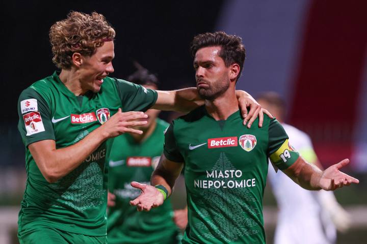 Football. Betclic 1 Liga. Polonia Warszawa - Puszcza Niepolomice. 20.09.2025