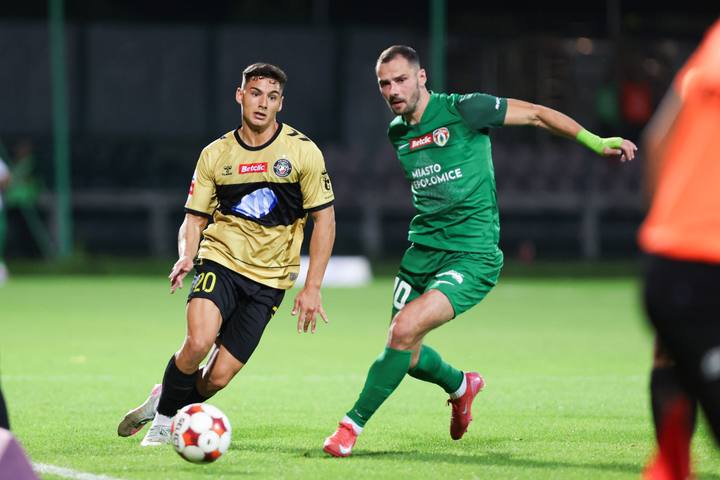 Football. Betclic 1 Liga. Polonia Warszawa - Puszcza Niepolomice. 20.09.2025