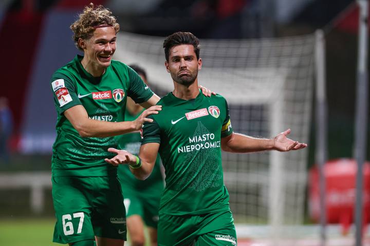 Football. Betclic 1 Liga. Polonia Warszawa - Puszcza Niepolomice. 20.09.2025