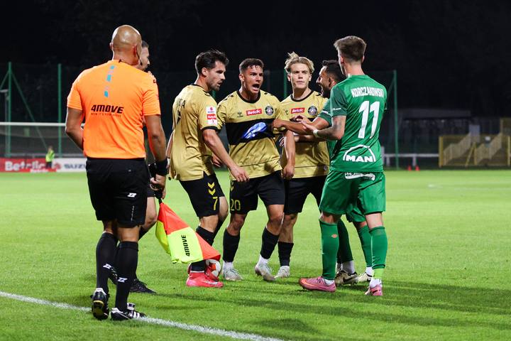 Football. Betclic 1 Liga. Polonia Warszawa - Puszcza Niepolomice. 20.09.2025