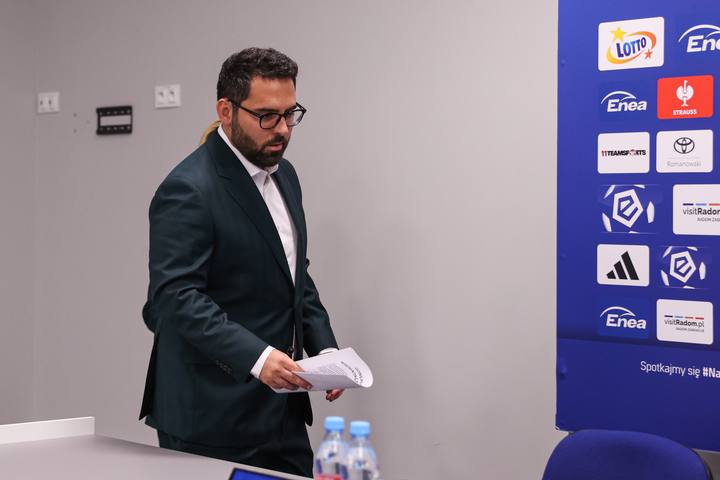 Football. Radomiak Radom. Press Conference. 30.10.2025