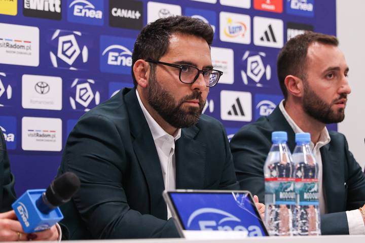 Football. Radomiak Radom. Press Conference. 30.10.2025