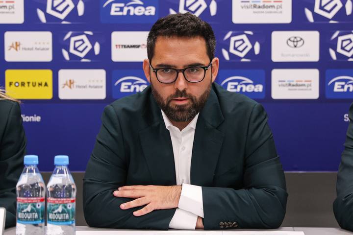 Football. Radomiak Radom. Press Conference. 30.10.2025