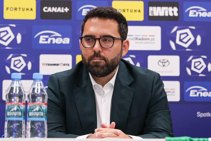 Football. Radomiak Radom. Press Conference. 30.10.2025