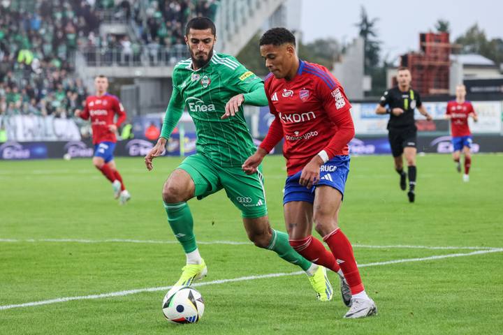 Football. PKO BP Ekstraklasa. Radomiak Radom - Rakow Czestochowa. 05.10.2024