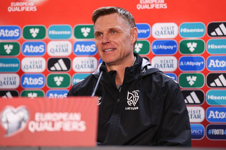 Football. Lithuania. Press Conference. 11.10.2025
