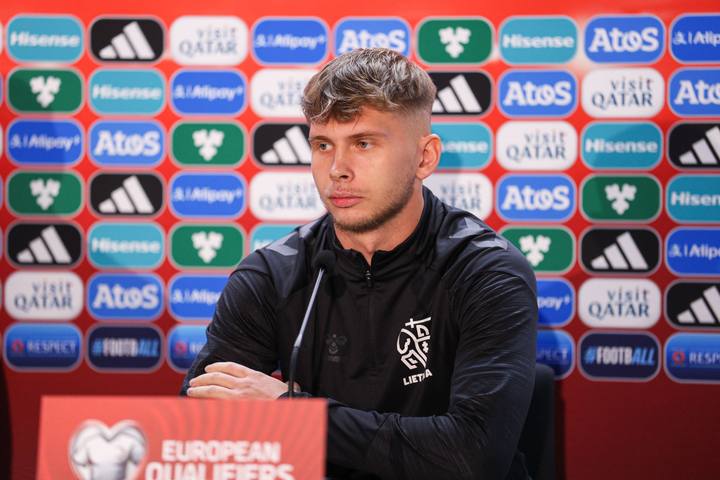 Football. Lithuania. Press Conference. 11.10.2025