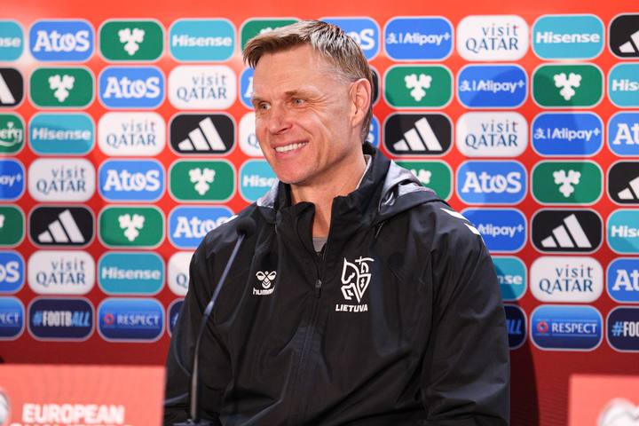 Football. Lithuania. Press Conference. 11.10.2025