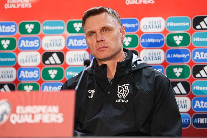 Football. Lithuania. Press Conference. 11.10.2025