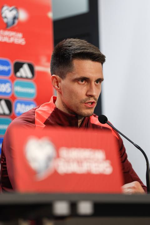 Football. Poland national team. Press Conference. 11.10.2025