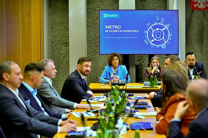 "Parliamentary Team on Metro Construction. Krakow. 27.02.2026"