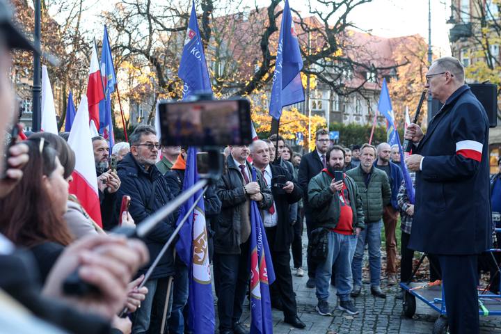 Trade Unions Protest Against Government Policy Towards Industrial Sector. Katowice. 04.11.2025
