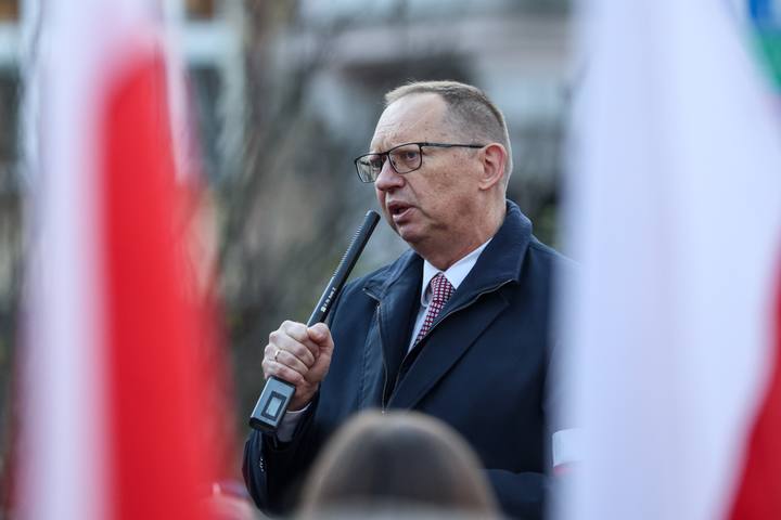 Trade Unions Protest Against Government Policy Towards Industrial Sector. Katowice. 04.11.2025