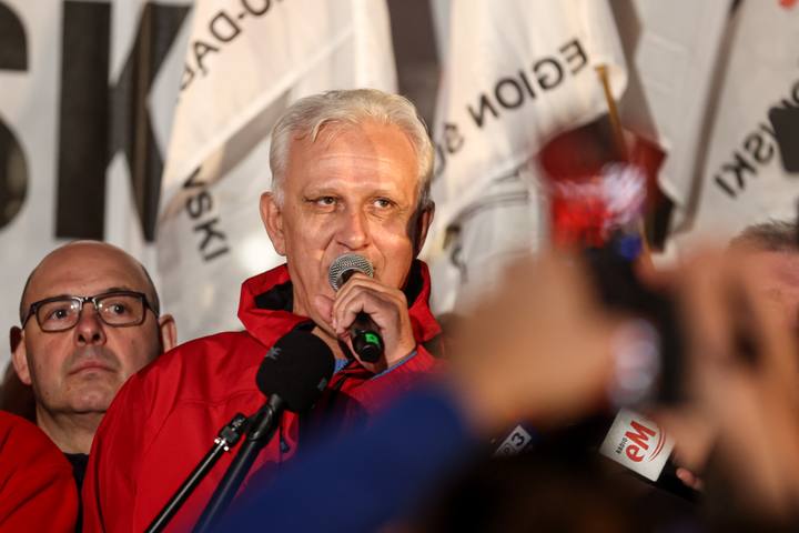 Trade Unions Protest Against Government Policy Towards Industrial Sector. Katowice. 04.11.2025