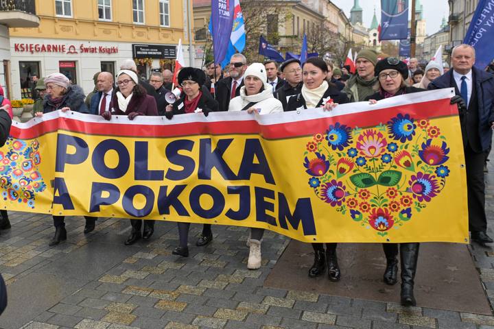 March 'Poland for Peace'. Lublin. 16.11.2025
