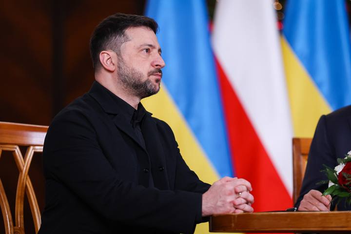 Polish Prime Minister Donald Tusk. Meeting with President of Ukraine Wolodymyr Zelenski. 19.12.2025