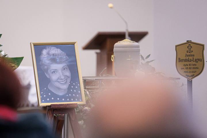 Funeral of Actress Janina Boronska Lagwa. Lodz. 12.02.2026