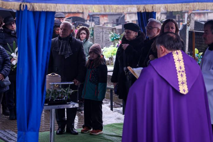 Funeral of Actress Janina Boronska Lagwa. Lodz. 12.02.2026