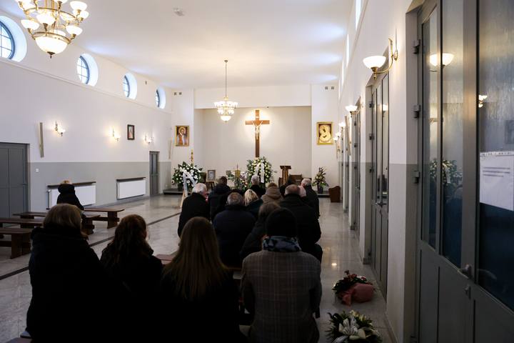 Funeral of Actress Janina Boronska Lagwa. Lodz. 12.02.2026