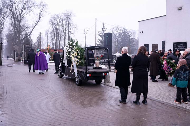 Funeral of Actress Janina Boronska Lagwa. Lodz. 12.02.2026