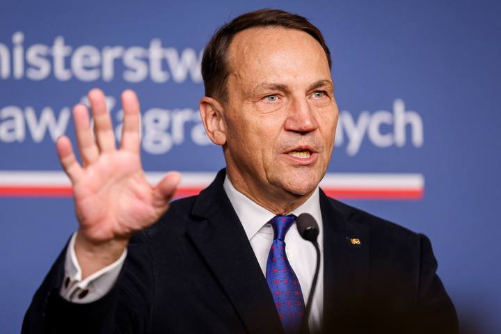 Deputy Prime Minister Radoslaw Sikorski. Press Conference with Xavier Bettel. 29.01.2026