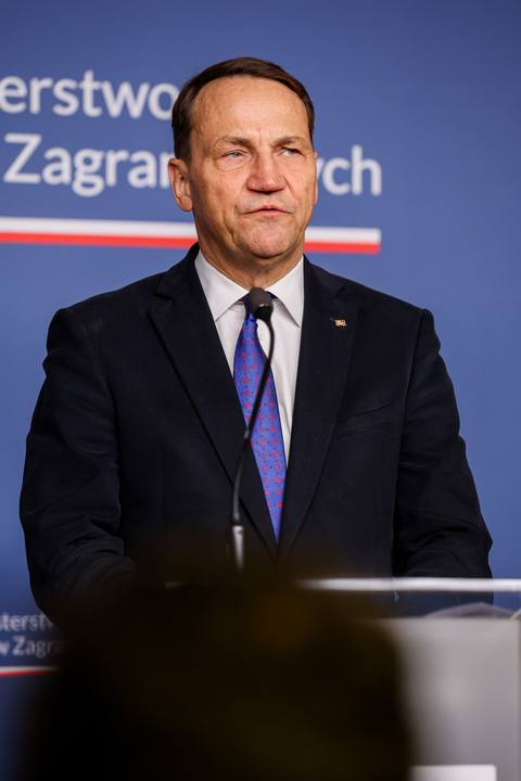 Deputy Prime Minister Radoslaw Sikorski. Press Conference with Xavier Bettel. 29.01.2026