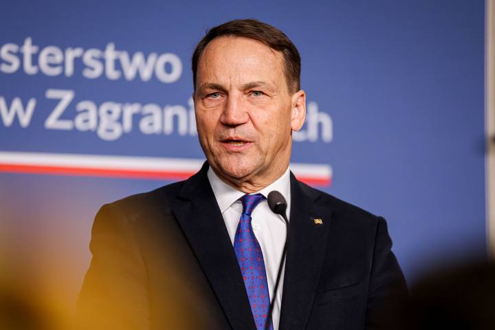 Deputy Prime Minister Radoslaw Sikorski. Press Conference with Xavier Bettel. 29.01.2026