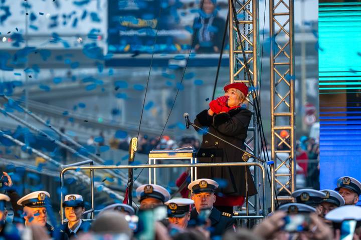 Christening of the new ferry Jantar Unity. Szczecin. 17.01.2026