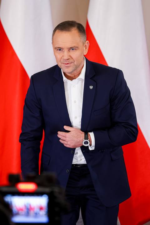 Meeting of President Karol Nawrocki with Former President Andrzej Duda. Press Conference. 08.01.2025