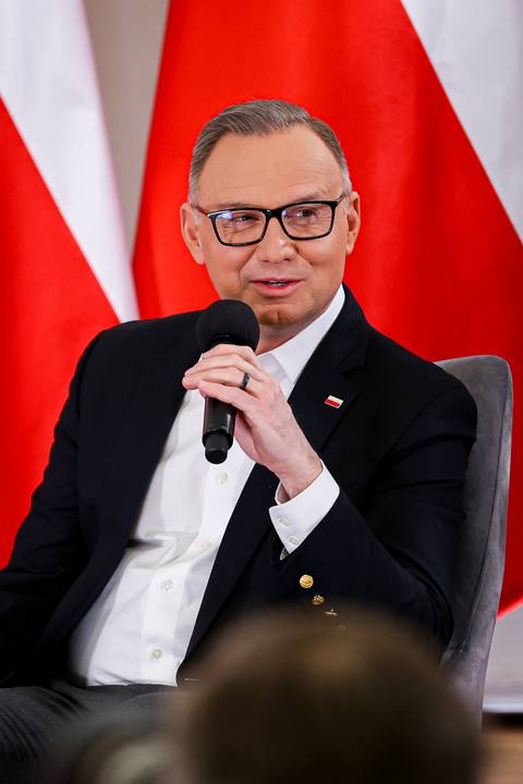 Meeting of President Karol Nawrocki with Former President Andrzej Duda. Press Conference. 08.01.2025