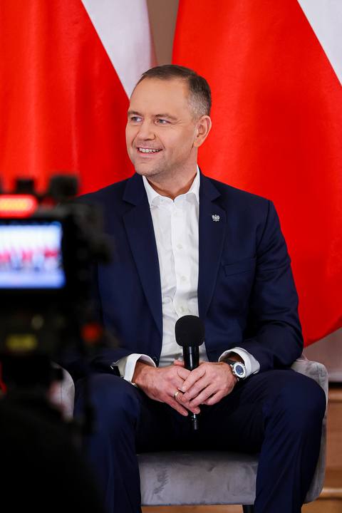 Meeting of President Karol Nawrocki with Former President Andrzej Duda. Press Conference. 08.01.2025