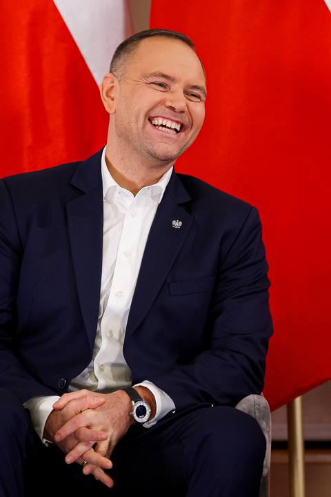 Meeting of President Karol Nawrocki with Former President Andrzej Duda. Press Conference. 08.01.2025