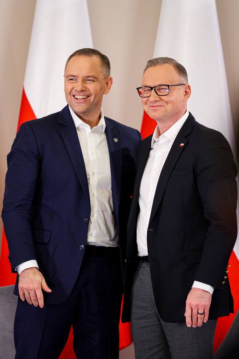 Meeting of President Karol Nawrocki with Former President Andrzej Duda. Press Conference. 08.01.2025