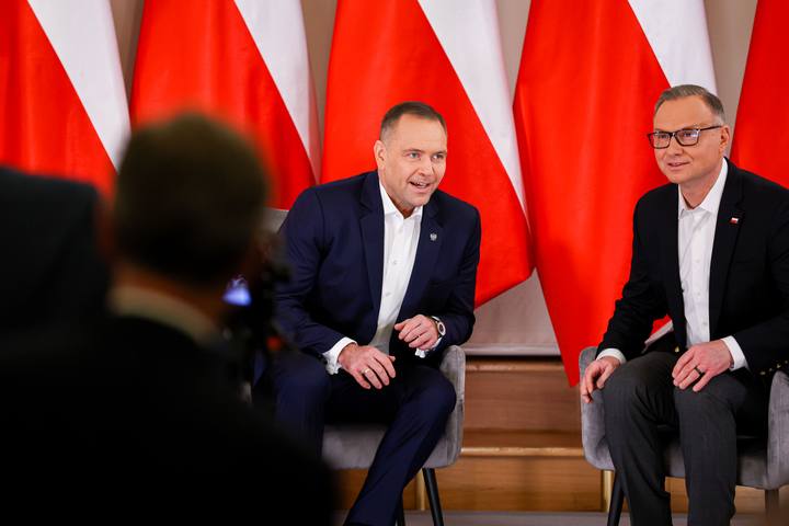 Meeting of President Karol Nawrocki with Former President Andrzej Duda. Press Conference. 08.01.2025
