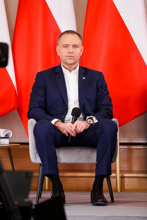 Meeting of President Karol Nawrocki with Former President Andrzej Duda. Press Conference. 08.01.2025