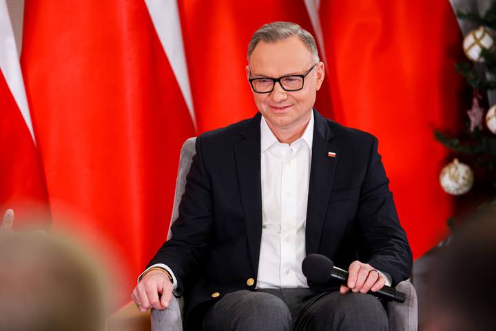 Meeting of President Karol Nawrocki with Former President Andrzej Duda. Press Conference. 08.01.2025