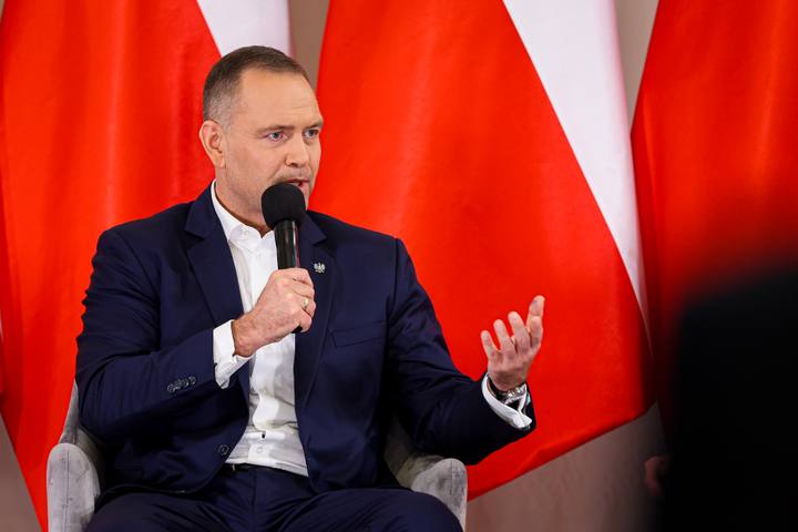 Meeting of President Karol Nawrocki with Former President Andrzej Duda. Press Conference. 08.01.2025