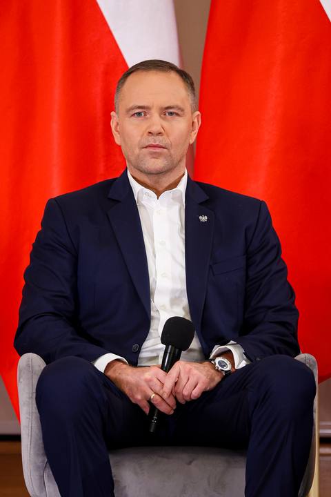 Meeting of President Karol Nawrocki with Former President Andrzej Duda. Press Conference. 08.01.2025