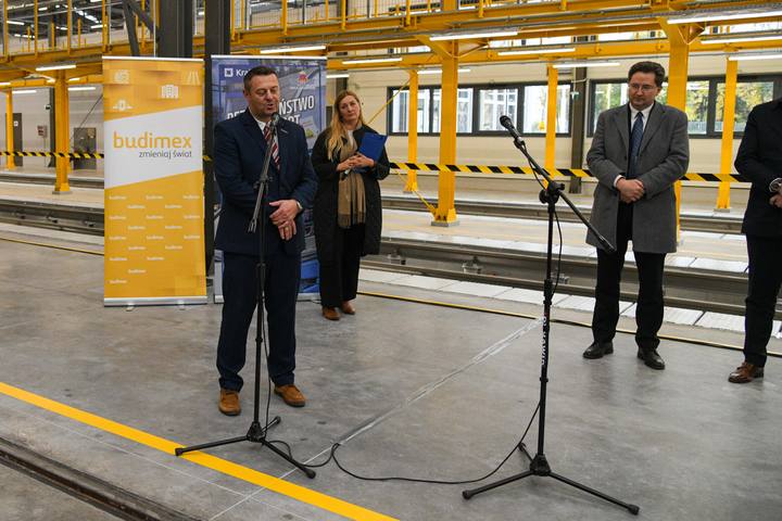 Official Opening of Tram Service Station in Nowa Huta. Krakow. 21.10.2025