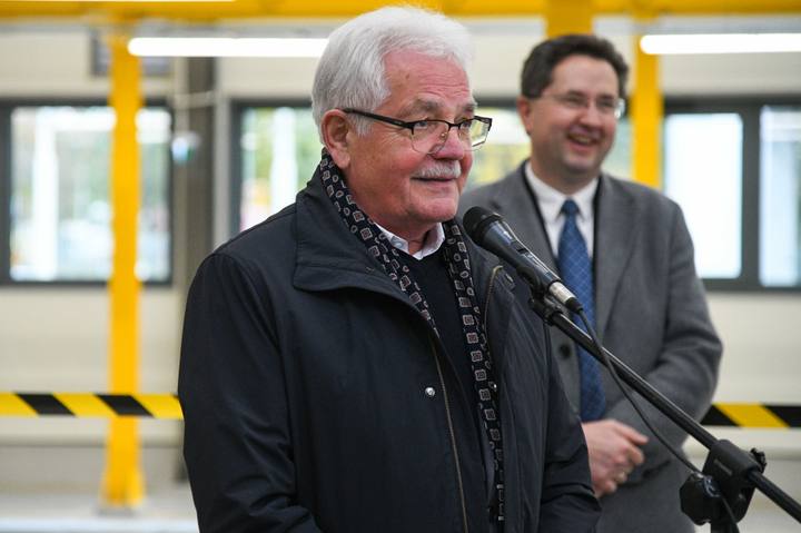 Official Opening of Tram Service Station in Nowa Huta. Krakow. 21.10.2025