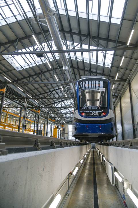 Official Opening of Tram Service Station in Nowa Huta. Krakow. 21.10.2025