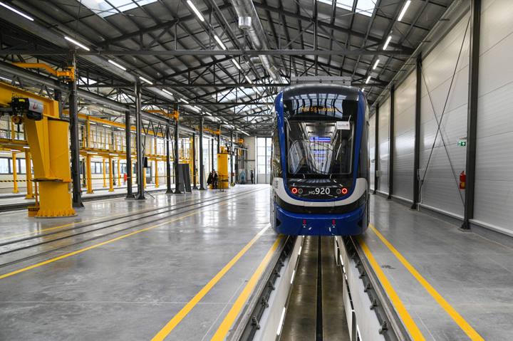 Official Opening of Tram Service Station in Nowa Huta. Krakow. 21.10.2025