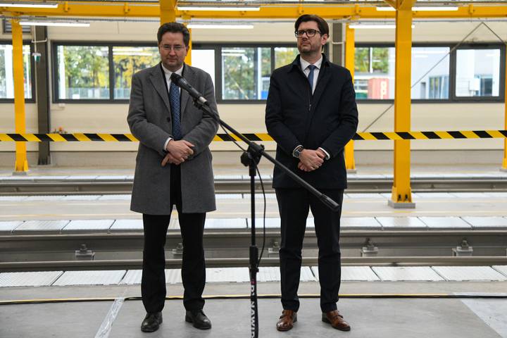 Official Opening of Tram Service Station in Nowa Huta. Krakow. 21.10.2025