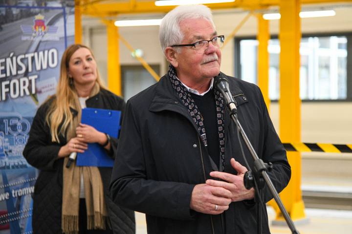 Official Opening of Tram Service Station in Nowa Huta. Krakow. 21.10.2025