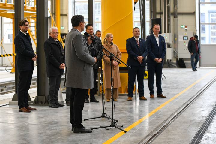 Official Opening of Tram Service Station in Nowa Huta. Krakow. 21.10.2025