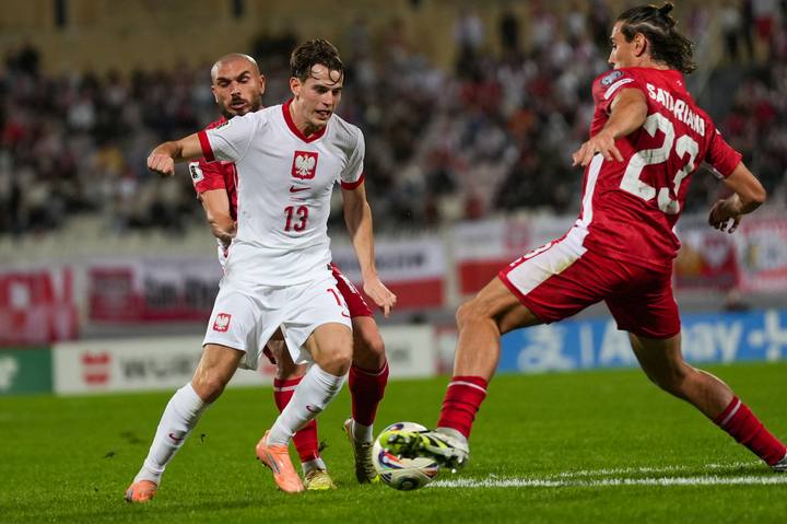Football. FIFA World Cup Qualifiers. Malta - Poland. 17.11.2025
